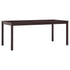 Maison Madeleine -  11 Piece Dining Set Pinewood Dark Brown